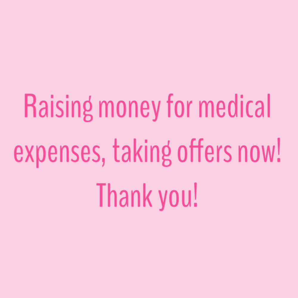 Taking offers to raise money for emergency.